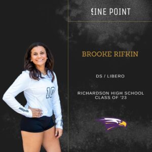 Brooke Rifkin Richardson High Volleyball Senior '23
