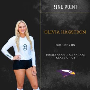 Olivia Hagstrom Richardson High Volleyball Senior '23